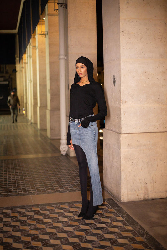 LONG SKIRT CUT