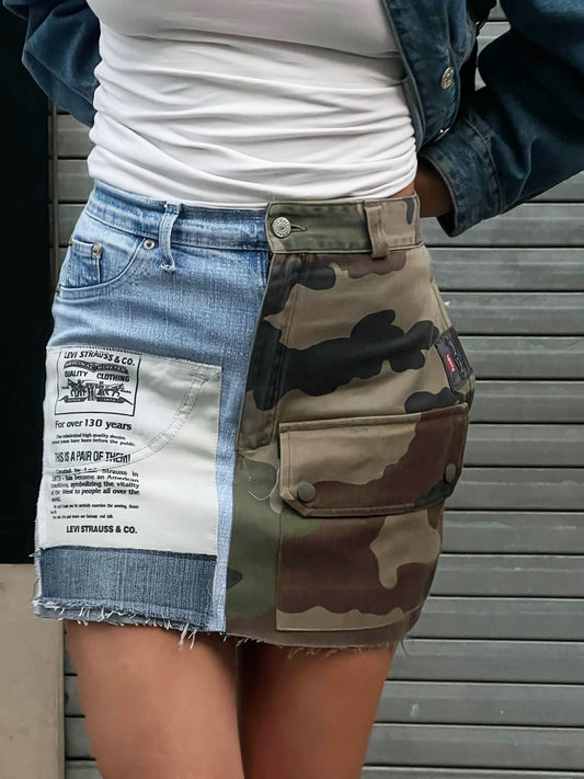 SHORT SKIRT MILITARY