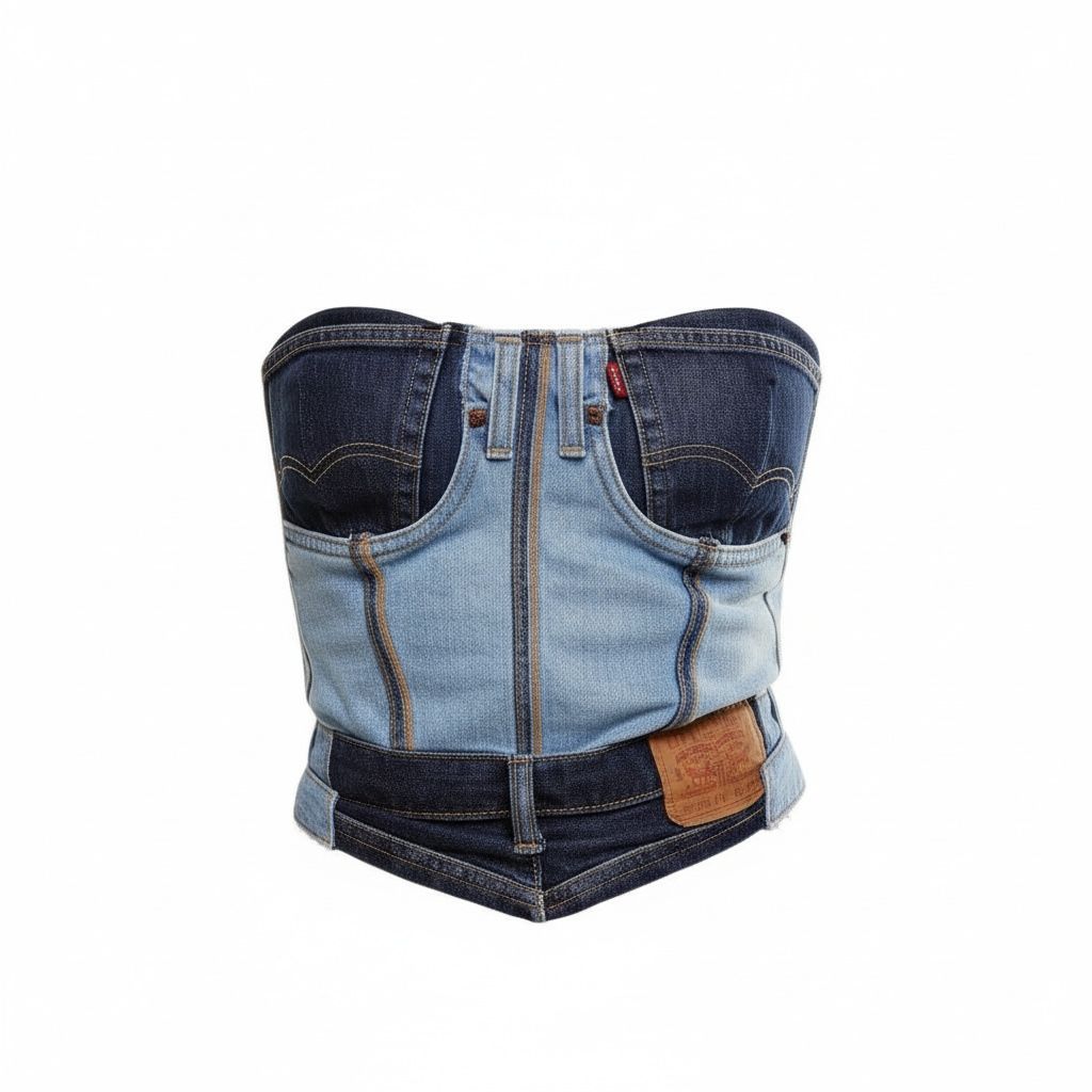 DENIM CORSET